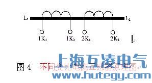 不同變比電流互感器原理圖 