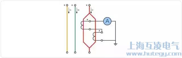 電流互感器原邊并聯(lián)、副邊串聯(lián)接線圖
