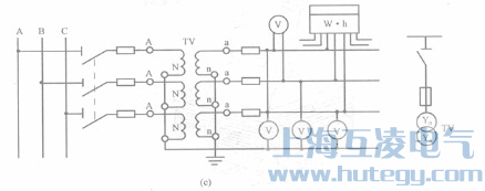 三個(gè)互感器YY接法