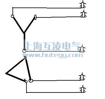 三相五柱式電壓互感器結(jié)構(gòu)圖