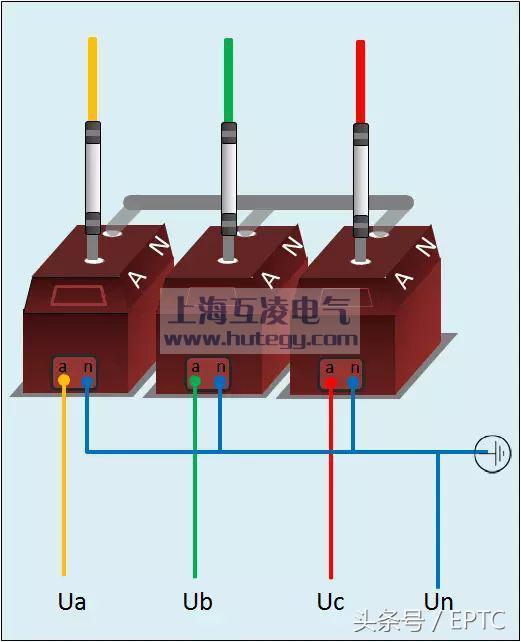 Y/Y電壓互感器3d接線圖